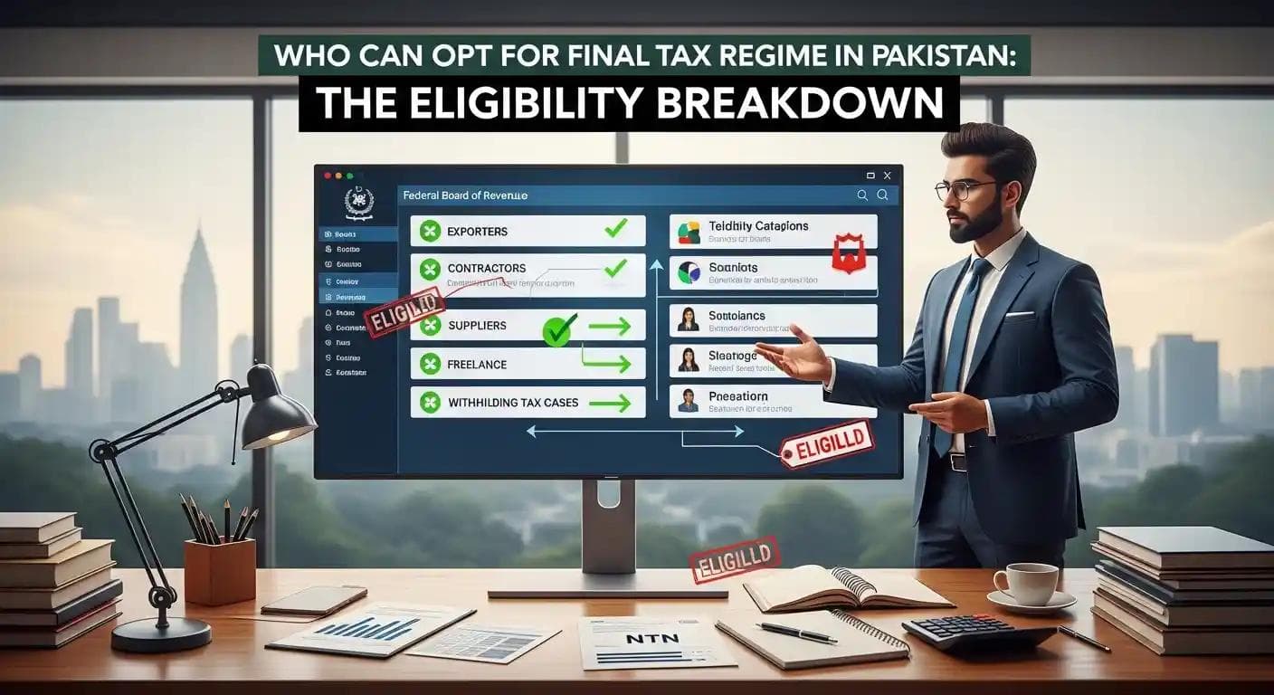 Who Can Opt for Final Tax Regime in Pakistan The Eligibility Breakdown