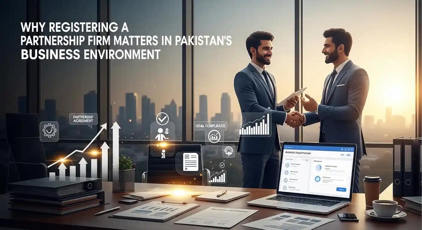 Why Registering a Partnership Firm Matters in Pakistan's Business Environment