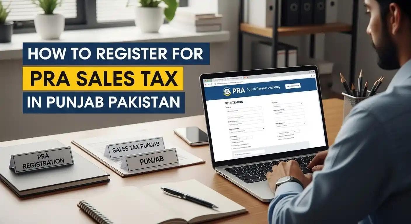 How to Register for PRA Sales Tax in Punjab Pakistan