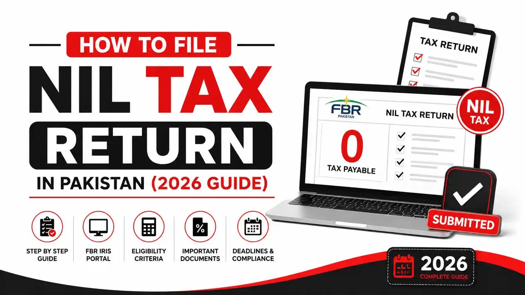 How to File Nil Tax Return in Pakistan (2026 Guide)