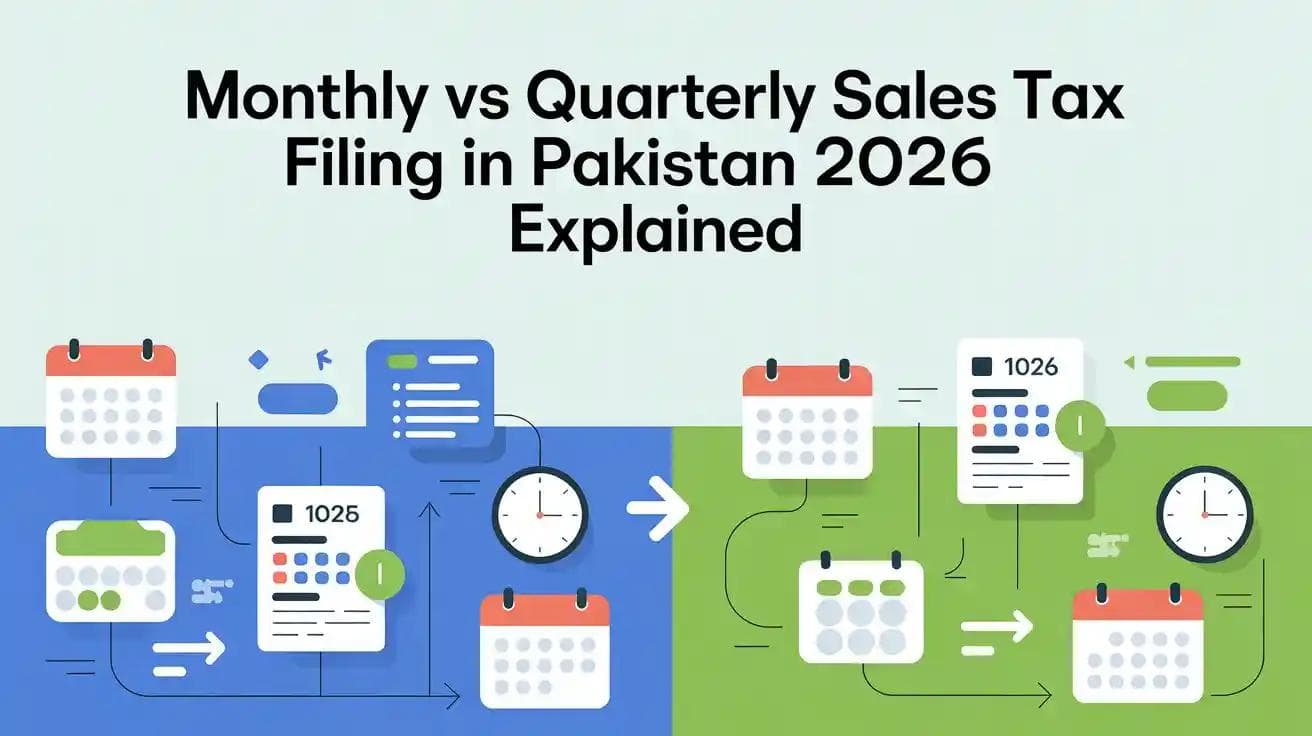 Monthly vs Quarterly Sales Tax Filing in Pakistan 2026 Explained