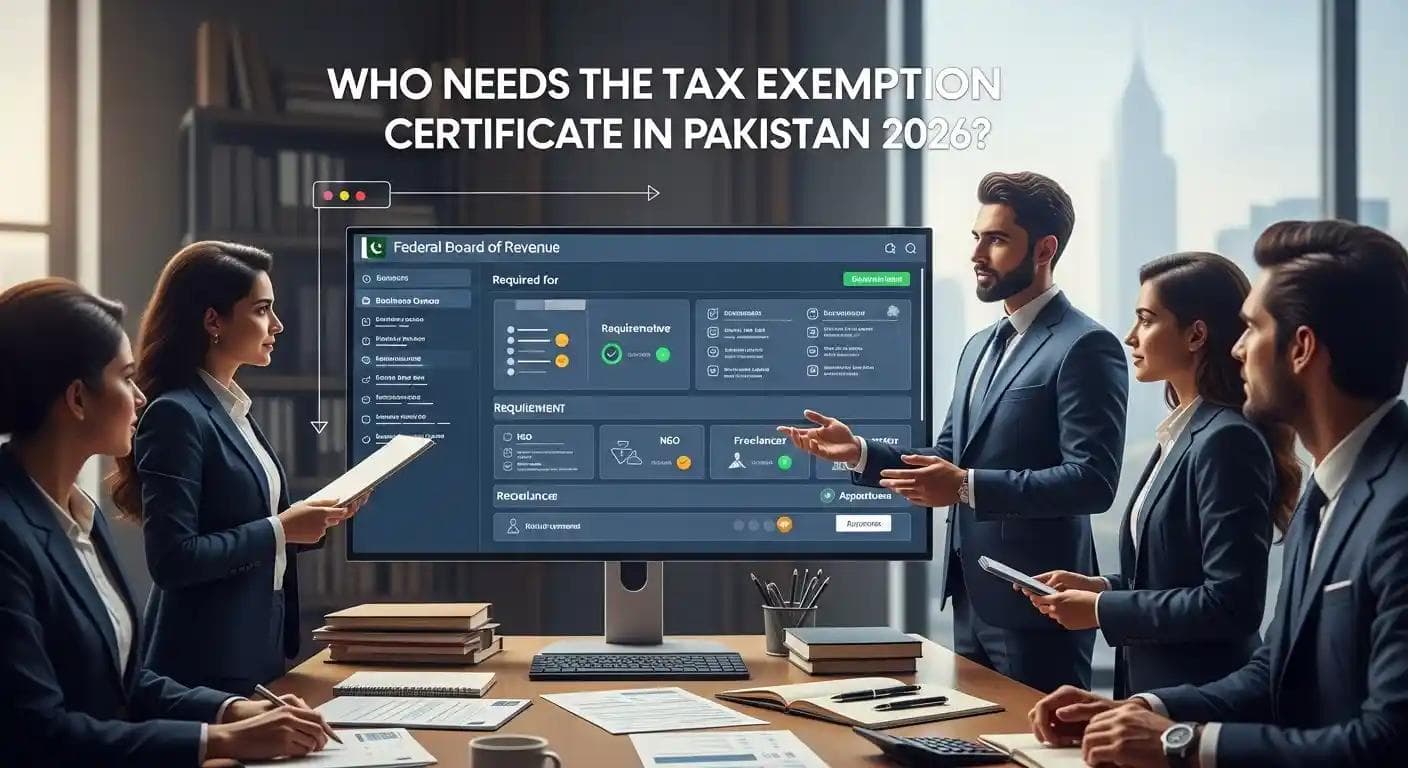 Who Needs the Tax Exemption Certificate in Pakistan 2026