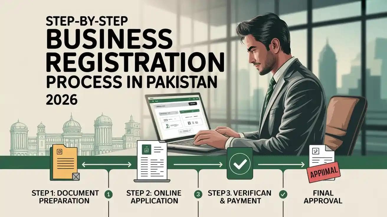 Step-by-Step Business Registration Process in Pakistan 2026