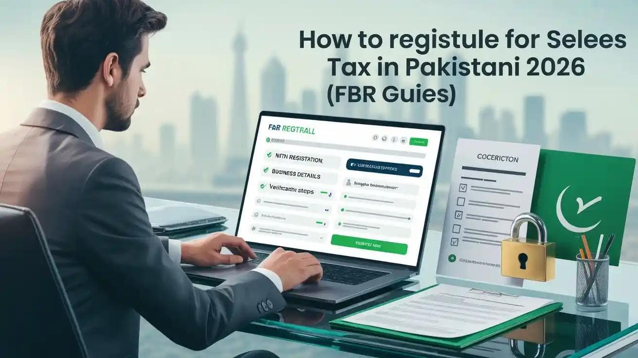How to Register for Sales Tax in Pakistan 2026 Complete FBR Guide