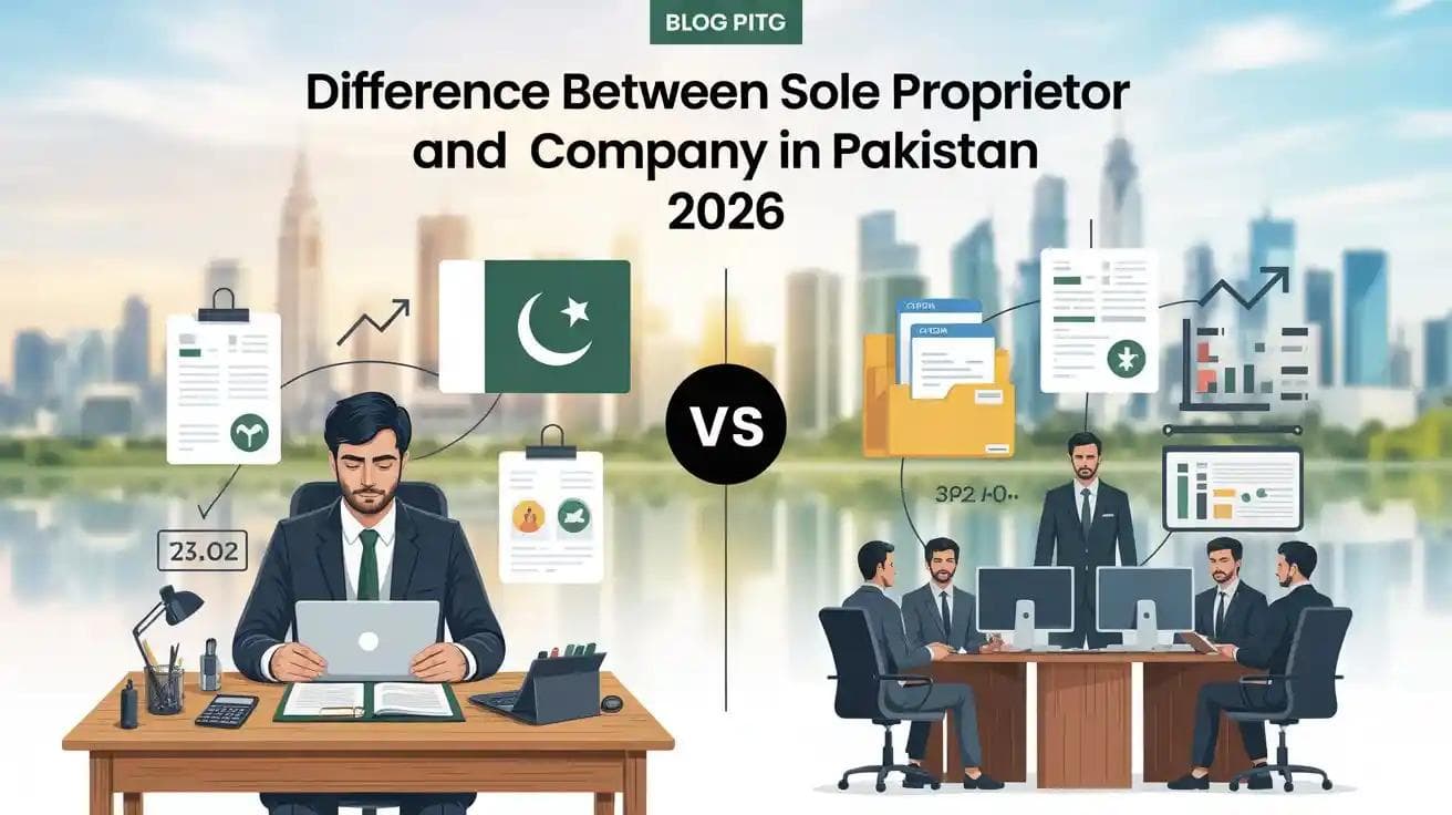 Difference Between Sole Proprietor and Company in Pakistan 2026