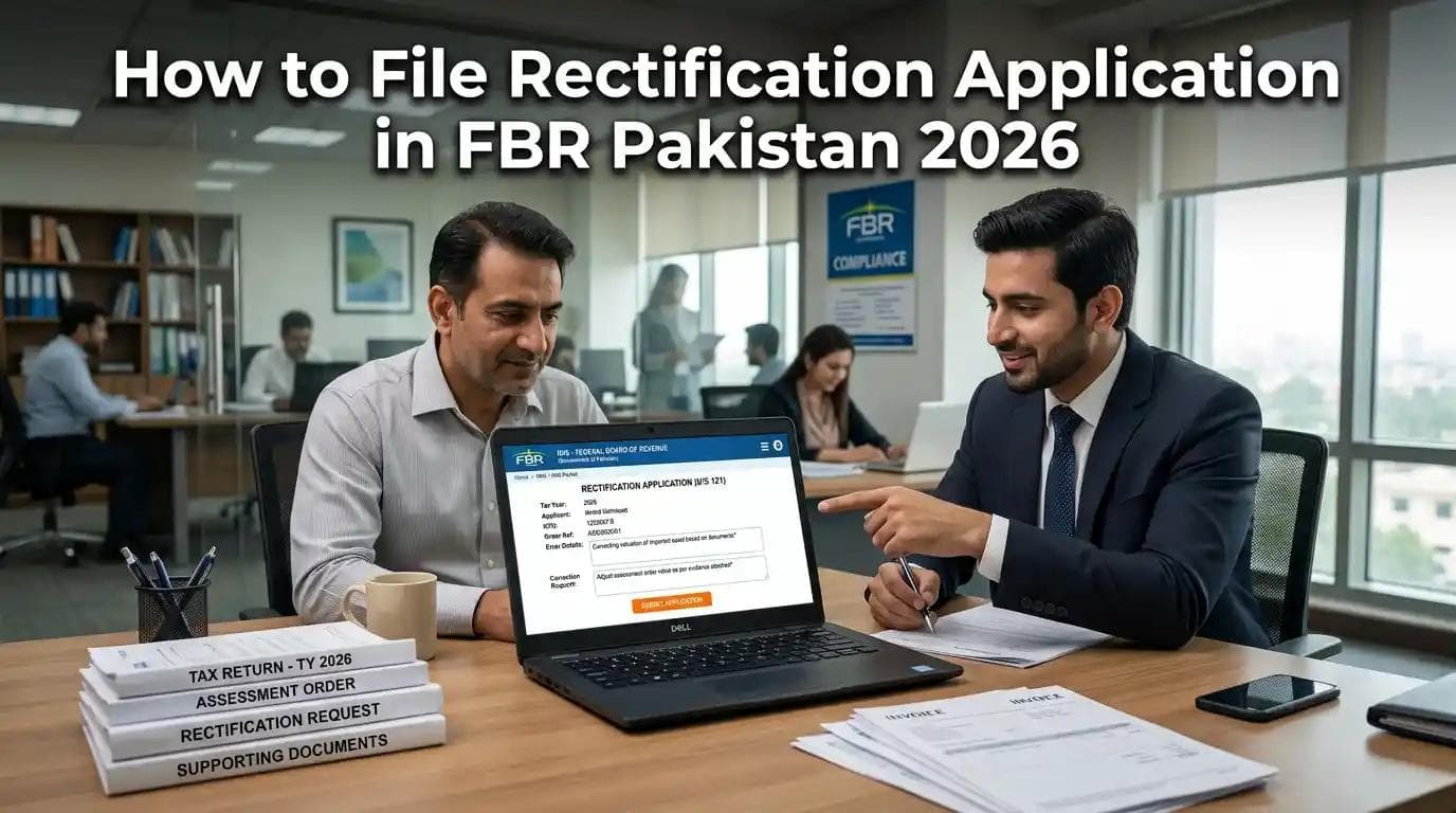 How to File Rectification Application in FBR Pakistan 2026