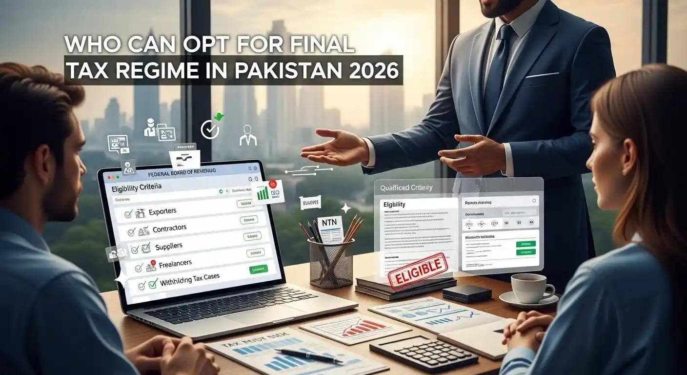 Who Can Opt for Final Tax Regime in Pakistan 2026