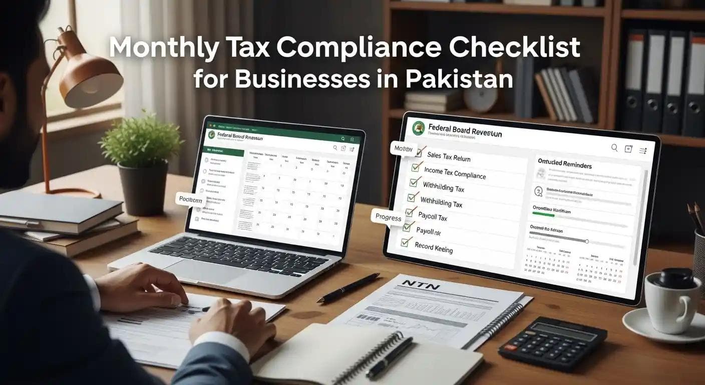 Monthly Tax Compliance Checklist for Businesses in Pakistan