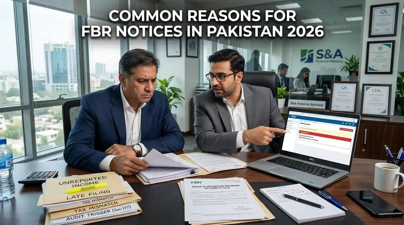 Common Reasons for FBR Notices in Pakistan 2026