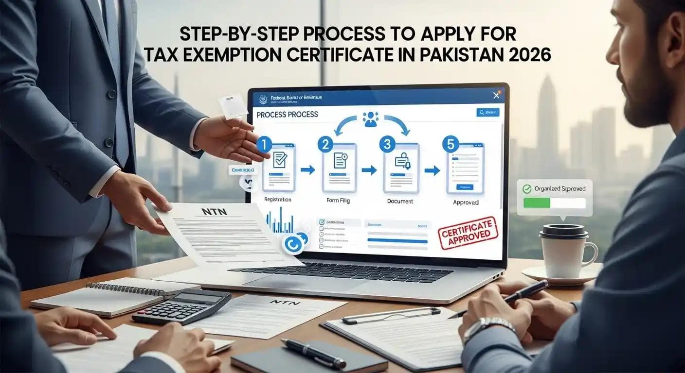 Step-by-Step Process to Apply for Tax Exemption Certificate in Pakistan 2026