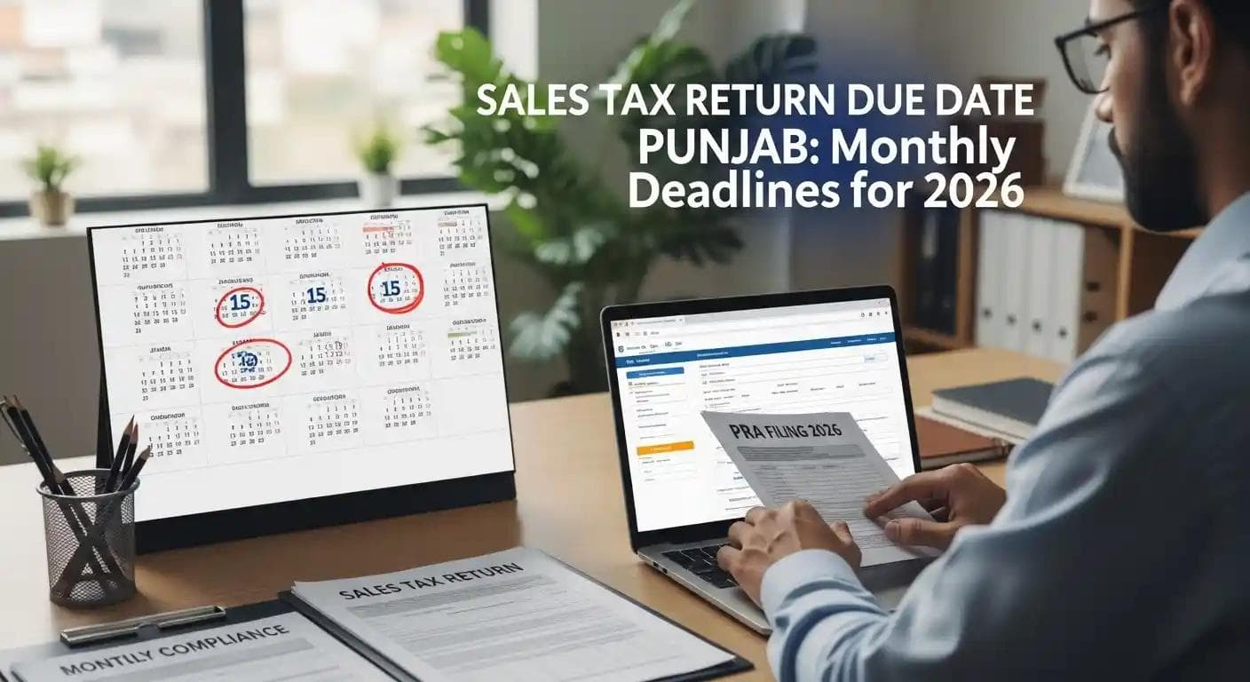 Sales Tax Return Due Date Punjab Monthly Deadlines for 2026