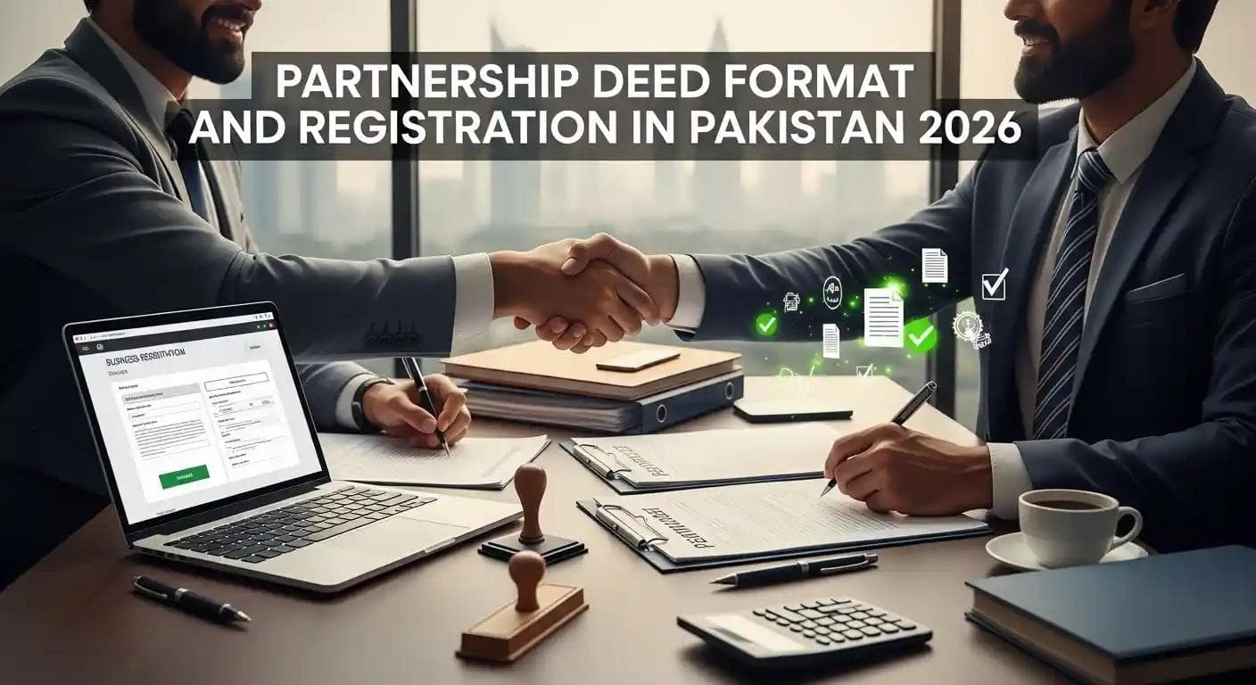 Partnership Deed Format and Registration in Pakistan 2026